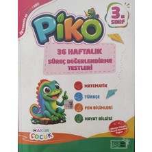 Hakim Çocuk 3. Sınıf 36 Haftalık Süreç Değerlendirme Testleri Ciltsiz Çalışma Kitabı