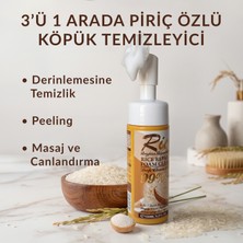 Fruit Of The Wokali Pirinç Özlü Masaj Başlıklı Yüz Temizleme Köpüğü (150 Ml) – Silikon Fırça Aplikatörlü Gözenek Arındırıcı Köpük