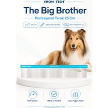 The Big Brother Yoğun Tüylü Köpekler Için Tarak 25 cm