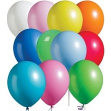 Atom 500 Adet Renkli Balon Parti Malzemeleri 8 Farklı Renk Seçeneği ile Eğlenceli Kutlamalar İçin