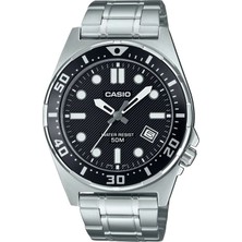 Casio Casıo MTD-135D-1A Çelik Kordon Takvimli Klasik Erkek Kol Saati