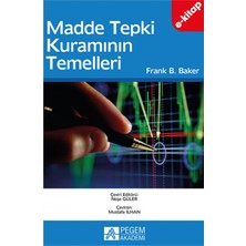 Pegem Akademi Yayıncılık Madde Tepki Kuramının Temelleri (E-Kitap)