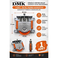 Karapolat 1 Adet Dmk Sürgülü Dolap Kapak Mekanizması 80 kg Gardırop Sürme Kapak Tekerleği