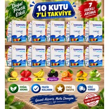 Palvin Ajanta Kam(A)Ğra"ra Jel 100 10 Kutu 70 Kullanım  7 Farklı Aroma