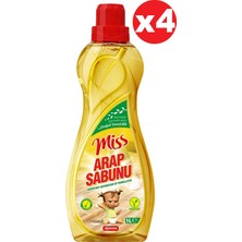 Miss Arap Sabunu 4 x 1000 ml Doğal Temizlik İçin Koruyucu Özellikli Temizlik Ürünü