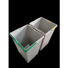 Pelikan 21200, 21550 Çöp Kovası Yedek İç Kovası 28 Litre İç Kova 14+14