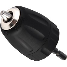 Depolife Şarjlı Vidama Matkap Için 1/4 Hex Adaptörlü Mandren 10MM 3/8 mm Otomatik Anahtarsız Süpra Mandren