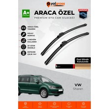 Meka Part Vw Sharan Ön Cam Silecek Seti 2000-2010 Premium Araca Özel 70-70 cm A+ Kalite