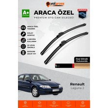 Meka Part Renault Laguna 2 Ön Cam Silecek Seti 2001-2007 Premium Araca Özel 60-50 cm A+ Kalite