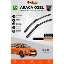 Meka Part Skoda Octavia Ön Cam Silecek Seti 2012-2020 Premium Araca Özel 60-45 cm A+ Kalite