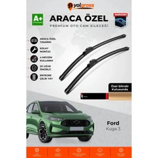 Meka Part Ford Kuga 3 Ön Cam Silecek Seti 2020 Üzeri Premium Araca Özel 60-50 cm A+ Kalite