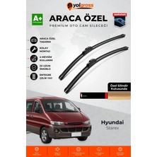 Meka Part Hyundai Starex Ön Cam Silecek Seti 1998-2007 Premium Araca Özel 65-50 cm A+ Kalite