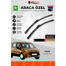 Meka Part Ford Connect 2 Ön Cam Silecek Seti 2014-2023 Premium Araca Özel 75-70 cm A+ Kalite