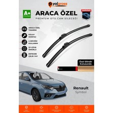 Meka Part Renault Symbol Ön Cam Silecek Seti 2015 Üzeri Premium Araca Özel 55-48 cm A+ Kalite