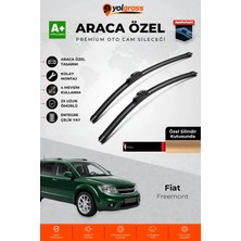 Meka Part Fiat Freemont Ön Cam Silecek Seti 2011-2016 Premium Araca Özel 60-48 cm A+ Kalite
