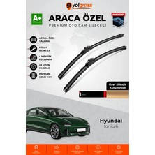 Meka Part Hyundai Ioniq 6 Ön Cam Silecek Seti 2022 Üzeri Premium Araca Özel 65-45 cm A+ Kalite