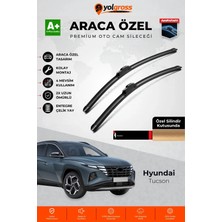 Meka Part Hyundai Tucson Ön Cam Silecek Seti 2020 Üzeri Premium Araca Özel 65-40 cm A+ Kalite
