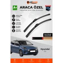 Meka Part Hyundai I10 Ön Cam Silecek Seti 2019 Üzeri Premium Araca Özel 60-40 cm A+ Kalite