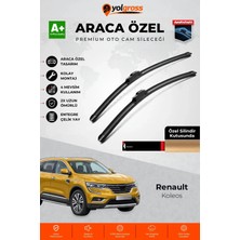 Meka Part Renault Koleos Ön Cam Silecek Seti 2016-2022 Premium Araca Özel 65-43 cm A+ Kalite