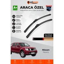 Meka Part Nissan Navara Ön Cam Silecek Seti 2005-2015 Premium Araca Özel 60-48 cm A+ Kalite