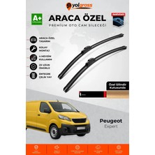 Meka Part Peugeot Expert Ön Cam Silecek Seti 2016 Üzeri Premium Araca Özel 65-48 cm A+ Kalite