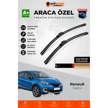 Meka Part Renault Captur Ön Cam Silecek Seti 2016-2020 Premium Araca Özel 65-35 cm A+ Kalite