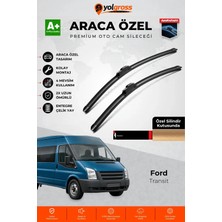 Meka Part Ford Transit Ön Cam Silecek Seti 2009-2013 Premium Araca Özel 65-55 cm A+ Kalite
