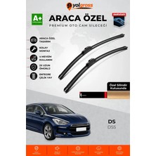 Meka Part Ds Ds5 Ön Cam Silecek Seti 2017 Üzeri Premium Araca Özel 70-40 cm A+ Kalite