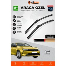 Meka Part Opel Astra L Ön Cam Silecek Seti 2021 Üzeri Premium Araca Özel 60-40 cm A+ Kalite