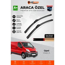 Meka Part Opel Vivaro A Ön Cam Silecek Seti 2001-2014 Premium Araca Özel 60-53 cm A+ Kalite