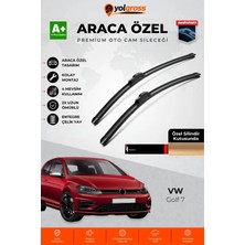 Meka Part Vw Golf 7 Ön Cam Silecek Seti 2012-2020 Premium Araca Özel 65-45 cm A+ Kalite