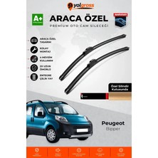 Meka Part Peugeot Bipper Ön Cam Silecek Seti 2008 Üzeri Premium Araca Özel 65-48 cm A+ Kalite