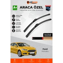 Meka Part Ford Mondeo Ön Cam Silecek Seti 2014 Üzeri Premium Araca Özel 70-70 cm A+ Kalite