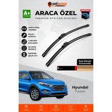 Meka Part Hyundai Tucson Ön Cam Silecek Seti 2015-2020 Premium Araca Özel 65-40 cm A+ Kalite