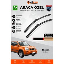 Meka Part Nissan X-Trail Ön Cam Silecek Seti 2007-2014 Premium Araca Özel 60-40 cm A+ Kalite