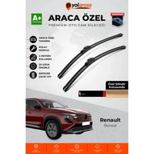 Meka Part Renault Boreal Ön Cam Silecek Seti 2025 Üzeri Premium Araca Özel 60-45 cm A+ Kalite