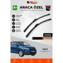 Meka Part Opel Crossland x Ön Cam Silecek Seti 2017 Üzeri Premium Araca Özel 65-40 cm A+ Kalite