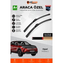 Meka Part Opel Mokka 2 Ön Cam Silecek Seti 2020 Üzeri Premium Araca Özel 60-40 cm A+ Kalite