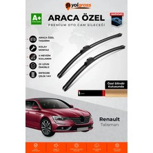 Meka Part Renault Talisman Ön Cam Silecek Seti 2015 Üzeri Premium Araca Özel 60-45 cm A+ Kalite