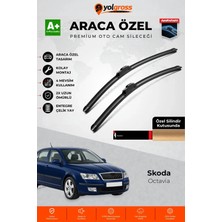 Meka Part Skoda Octavia Ön Cam Silecek Seti 2004-2012 Premium Araca Özel 60-48 cm A+ Kalite