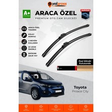 Meka Part Toyota Proace City Ön Cam Silecek Seti 2019 Üzeri Premium Araca Özel 65-43 cm A+ Kalite