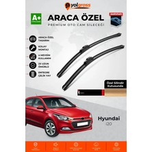 Meka Part Hyundai I20 Ön Cam Silecek Seti 2014-2020 Premium Araca Özel 60-40 cm A+ Kalite
