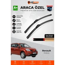 Meka Part Renault Koleos Ön Cam Silecek Seti 2008-2016 Premium Araca Özel 60-48 cm A+ Kalite