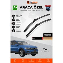 Meka Part Vw Tiguan 2 Ön Cam Silecek Seti 2016-2024 Premium Araca Özel 65-53 cm A+ Kalite