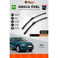 Meka Part Vw Touareg Ön Cam Silecek Seti 2010-2018 Premium Araca Özel 65-65 cm A+ Kalite