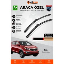 Meka Part Kia Sportage Ön Cam Silecek Seti 2010-2016 Premium Araca Özel 60-45 cm A+ Kalite
