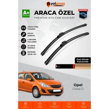 Meka Part Opel Corsa D Ön Cam Silecek Seti 2006-2014 Premium Araca Özel 65-40 cm A+ Kalite