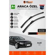Meka Part Audi A8 Ön Cam Silecek Seti 2010-2017 Premium Araca Özel 60-55 cm A+ Kalite