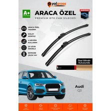 Meka Part Audi Q3 Ön Cam Silecek Seti 2011-2018 Premium Araca Özel 60-53 cm A+ Kalite