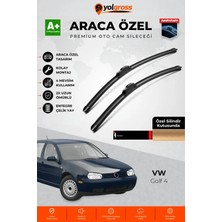 Meka Part Vw Golf 4 Ön Cam Silecek Seti 1998-2002 Premium Araca Özel 53-48 cm A+ Kalite